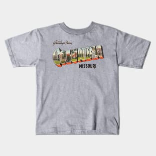 Greetings from Columbia Missouri Kids T-Shirt